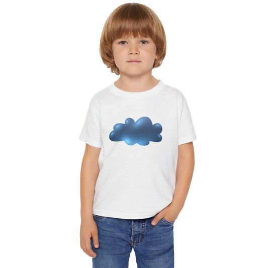 Cute Cloud Design Toddler T-Shirt for Playful Kids