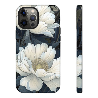 Elegant Floral Phone Case, Floral iPhone Cover, Flower Art Phone Case, Eco-Friendly Mobile Protection, Tough & Stylish Phone Case