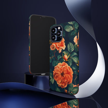 Floral Phone Case, Tough Cases for Nature Lovers, Botanical Design, Phone Protection, Gift for Her, Trending Floral Accessories
