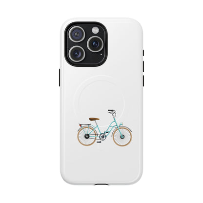 Tough Magnetic Phone Cases, Stylish Bicycle Design, Durable Protection, Perfect Gift for Cyclists, Trendy Tech Accessory