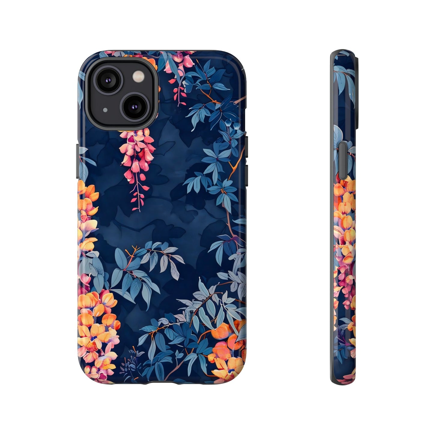Floral iPhone Case, Tough Phone Cover, Gift for Her, Nature Lover Accessory, Spring Decor, Unique Floral Design