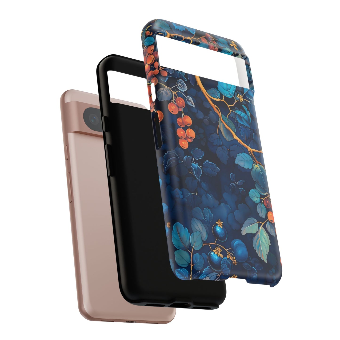 Artistic Phone Case with Floral Design, Tough Cases for iPhone, Nature-Inspired Accessory, Unique Gift for Her, Protective Cover