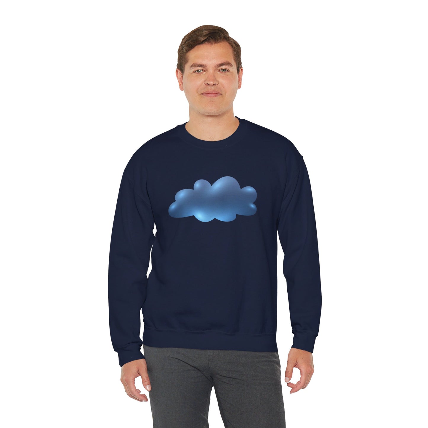 Unisex Heavy Blend™ Crewneck Sweatshirt Cozy - Serene Cloudscape