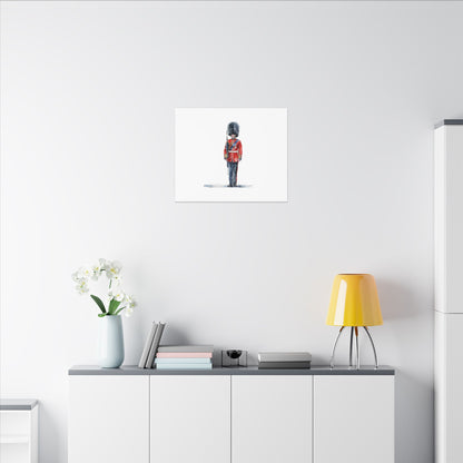 Royal Guard Canvas Art Print, British Soldier Wall Decor, Home Decoration, Gift for History Lovers, Art for Offices, Unique Wall Gallery