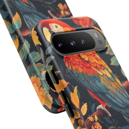 Vibrant Parrot Phone Case - Tough, Stylish, Nature-Inspired, Tropical, Wildlife, Perfect Gift, Summer Vibes
