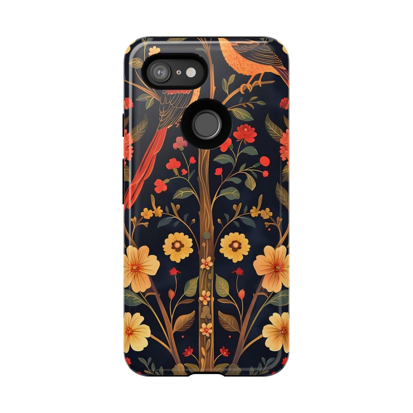 Floral Phone Case, Tough Cases, Flower Pattern, Phone Accessory, Gift for Her, Stylish Tech Cover, Nature Lover's Gift