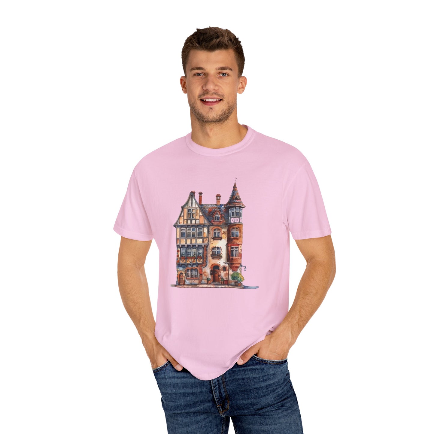 Unisex Garment-Dyed T-shirt - British Historic House