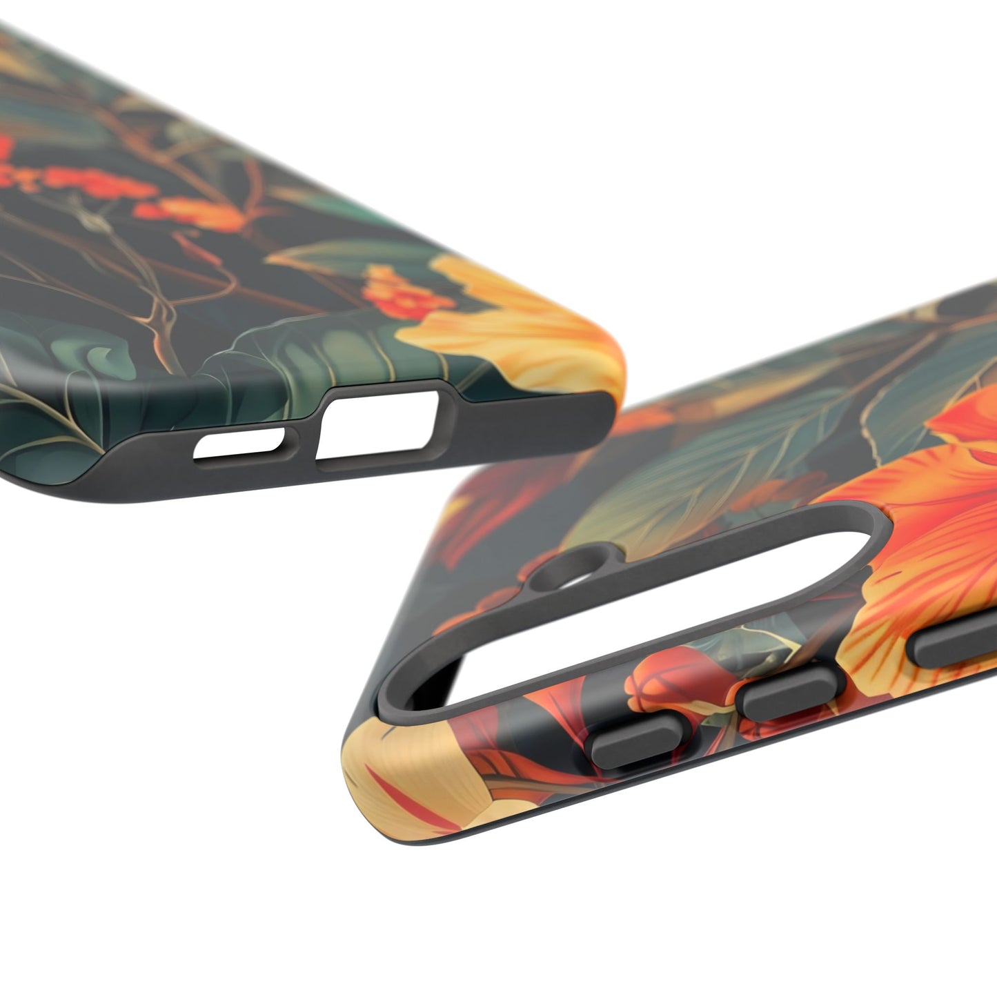 Tough Floral Phone Case | Tropical Vibe, Gift for Nature Lovers, Summer Beach Accessory, Floral Pattern, Trendy Phone Accessories