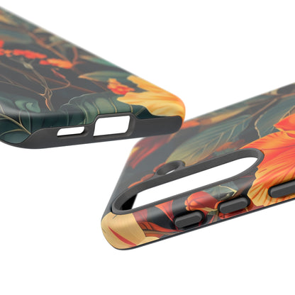Tough Floral Phone Case | Tropical Vibe, Gift for Nature Lovers, Summer Beach Accessory, Floral Pattern, Trendy Phone Accessories