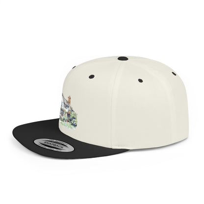 Countryside English Cottage Flat Bill Snapback