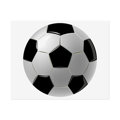 Soccer-Themed Rolled Posters | Perfect for Sports Decor, Game Room, Youth Birthdays, Gifts for Soccer Fans, Wall Art