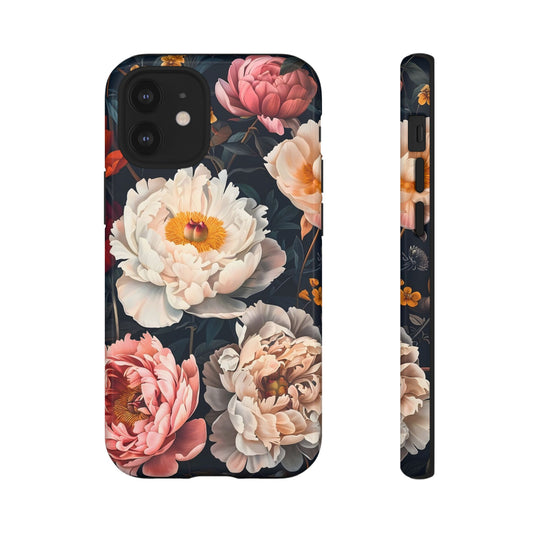 Floral Phone Case, Tough Phone Cover, Flower Design, Unique Gift for Her, Trendy Accessory, Spring Decor