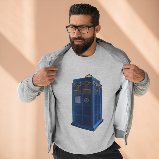 Unisex Crewneck Sweatshirt - British Police Public Call Box