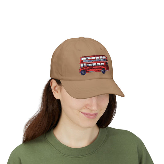 Vintage Bus Dad Cap, Classic Cap for Men, Casual Hat for Summer, Gift for Dad, Unique Birthday Present, Everyday Wear