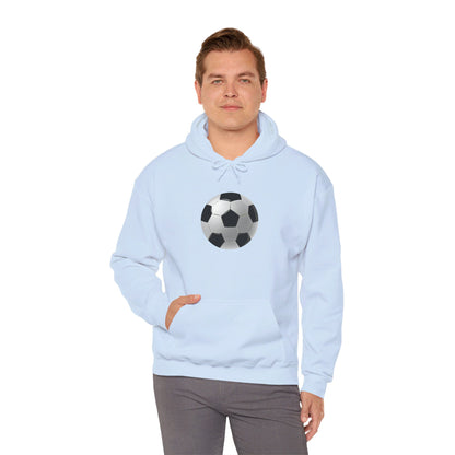 Dynamic Football Design - Sports Passion and Energetic Unisex Heavy Blend™ Hooded Sweatshirt