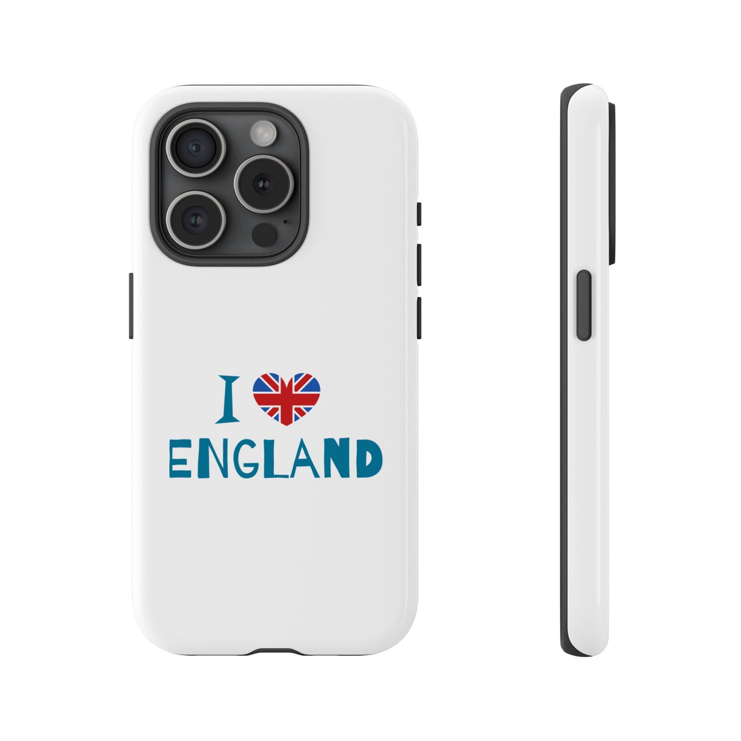 I Love England Phone Case - Stylish Tough Cases for UK Enthusiasts