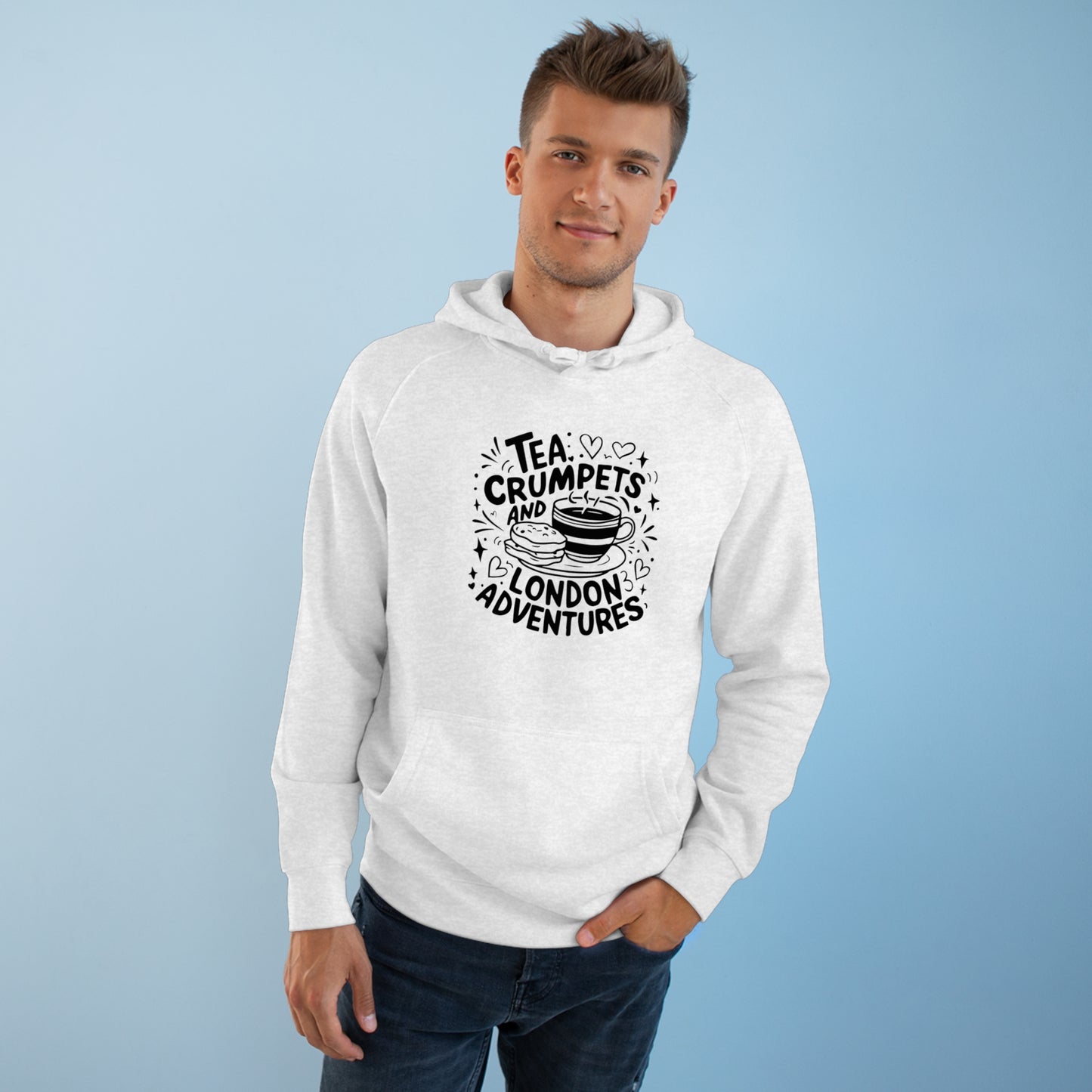 Relaxed Unisex Hoodie - London's Adventures