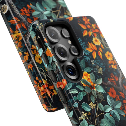 Floral Phone Case | Tough Cases, Protective Cover, Gift for Her, Autumn Vibes, Floral Phone Accessory, Unique Design