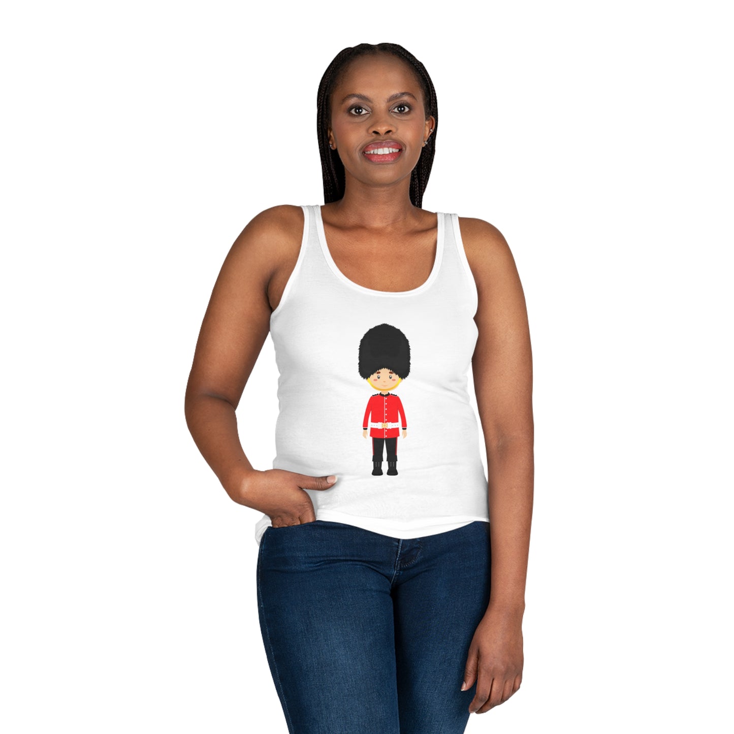 Women's Tank Top - The British Soldier in Red
