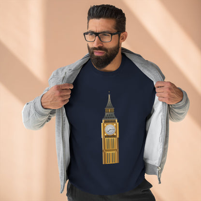 Unisex Crewneck Sweatshirt - Iconic Big Ben Clock Tower