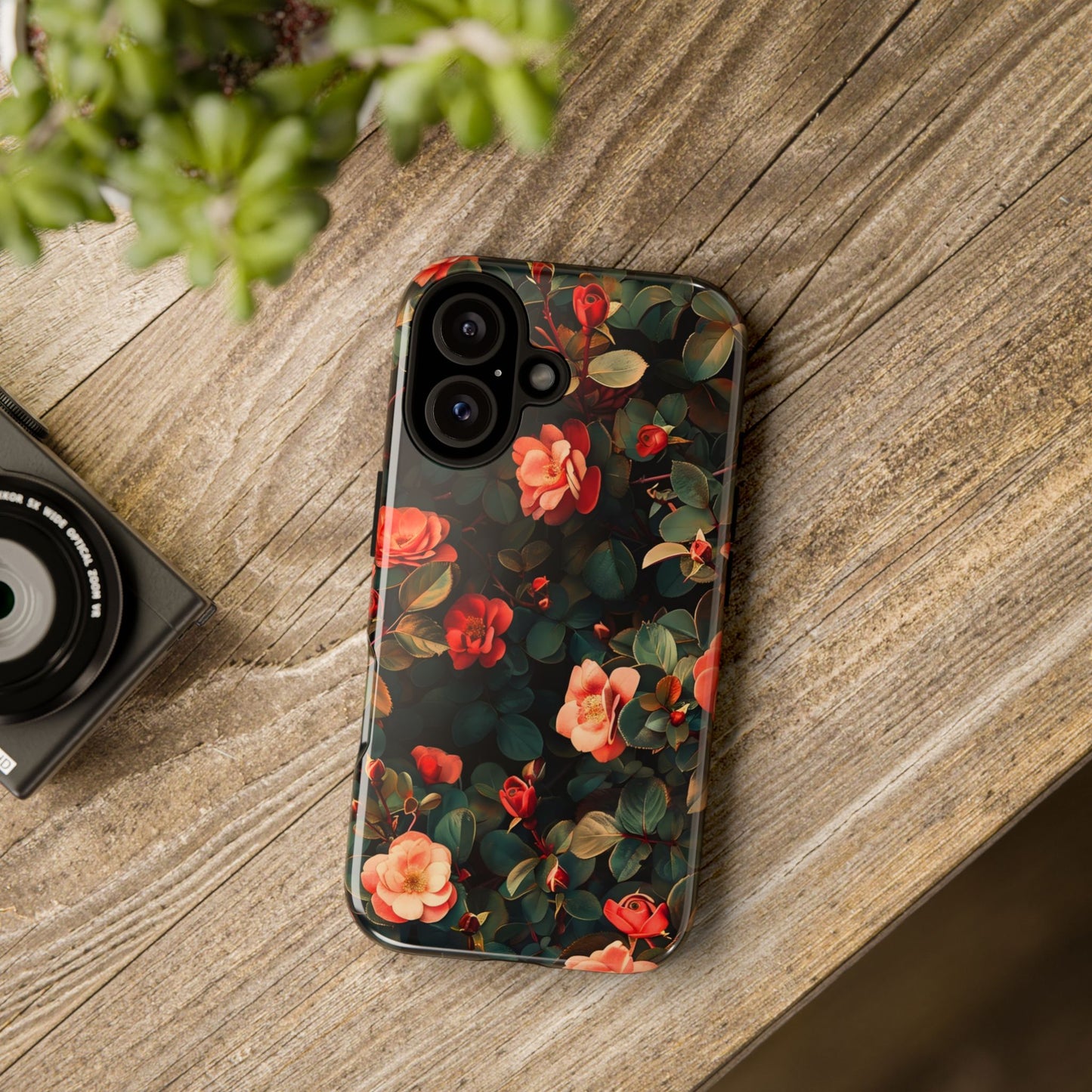 Floral Phone Case - Elegant Floral Design, Tough Protective Case, Perfect Gift for Her, Trendy Phone Accessories, Mother’s Day, Birthday