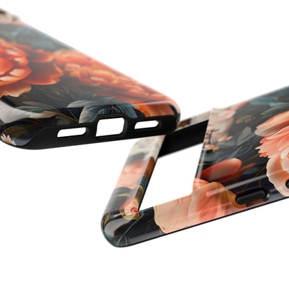 Floral Phone Case - Tough Cases, Durable Cover, Flower Design, Unique Gift, Phone Accessories