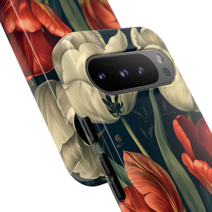 White Flower Tough Cases