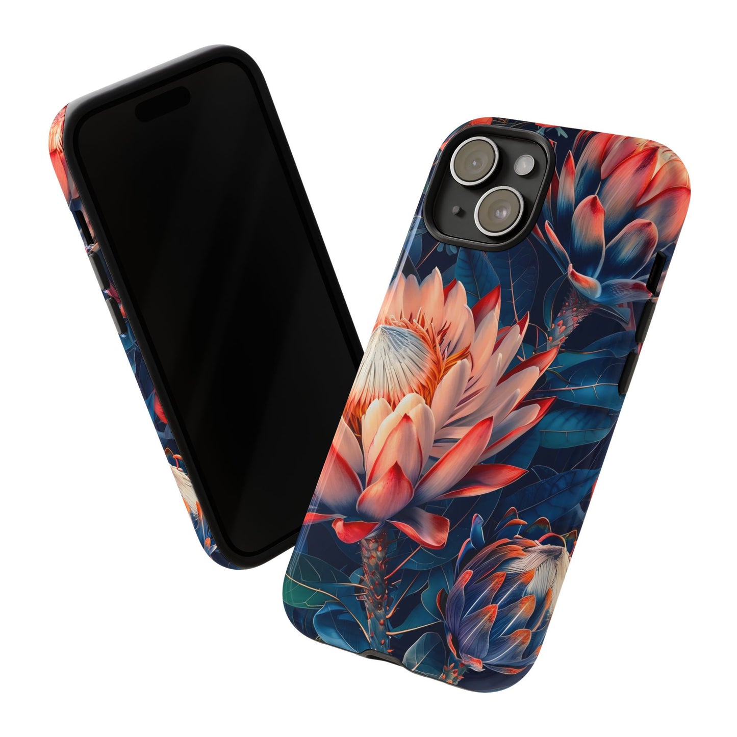 Floral Phone Case | Tough Cases, Floral Design, Phone Accessory, Gift for Her, Customizable Case, Nature Lover Gift
