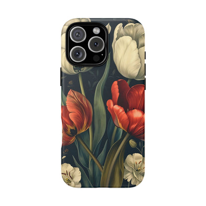 White Flower Tough Cases