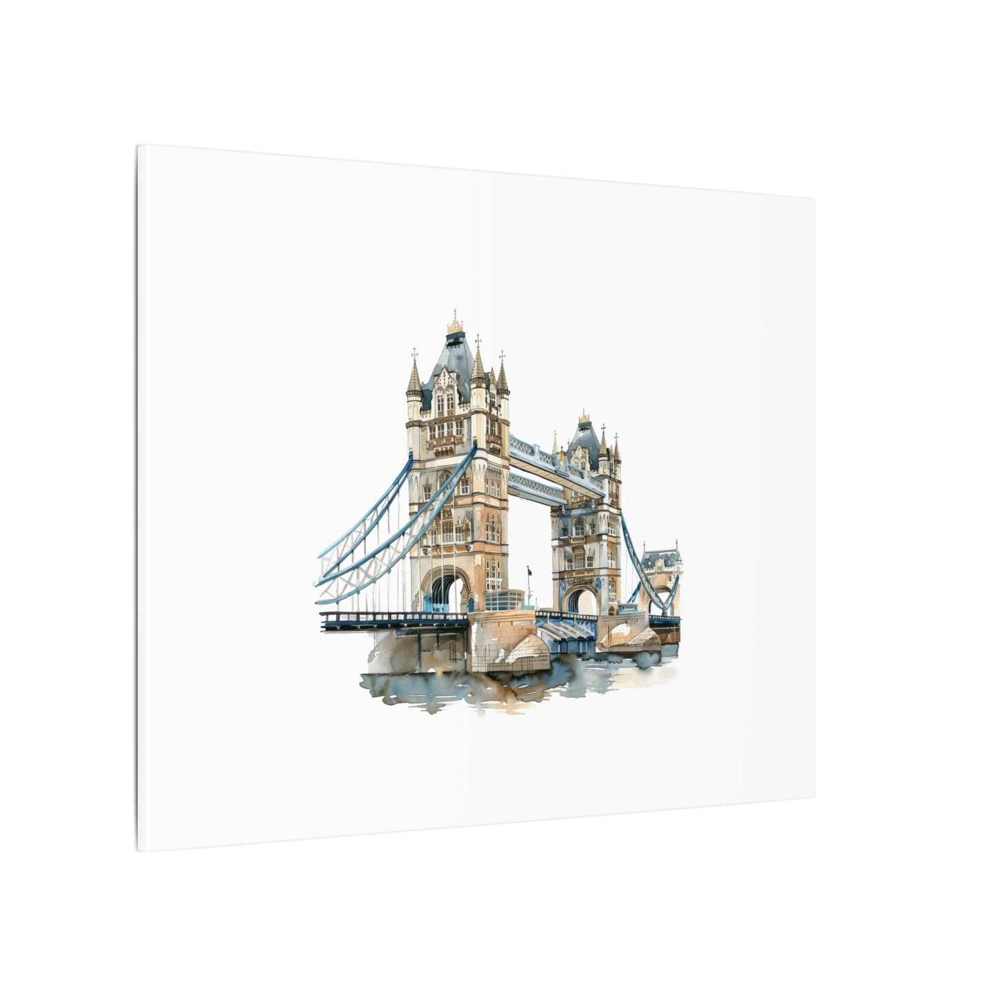 London Bridge Matte Canvas Wall Art, Elegant Home Decor, Unique Gift for Art Lovers, Travel Enthusiast Wall Decor, Modern Aesthetic