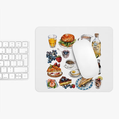 Delicious Delights Mouse Pad | Foodie Gift, Kitchen Decor, Office Supply, Baking Enthusiast, Culinary Lover