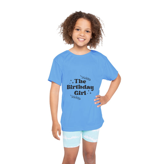 Kids Sports Jersey - The Birthday Girl Celebration Tee