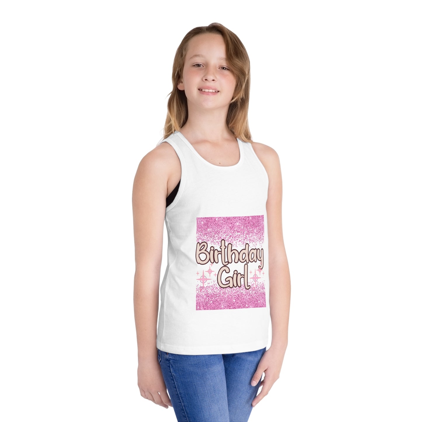 Birthday Girl Jersey Tank Top