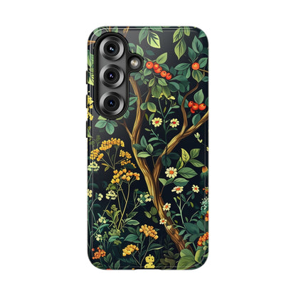 Floral iPhone Case, Nature Inspired Tough Case, Botanical Phone Cover, Eco-Friendly Gift, Unique Floral Design