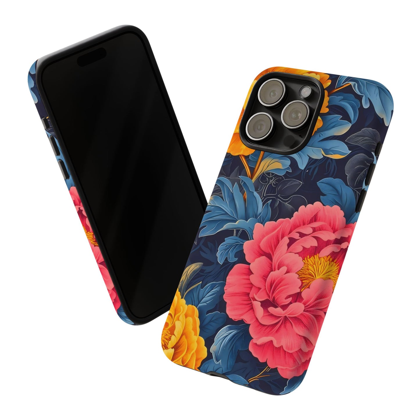 Floral Phone Case, Tough Cases, Stylish Mobile Cover, Gifts for Her, Phone Accessories, Unique Flower Design