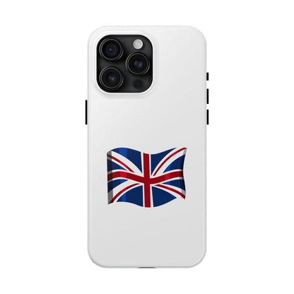 British Flag Tough Phone Case, Durable Phone Cover, Union Jack Case, Gift for UK Lovers, Stylish Phone Protector