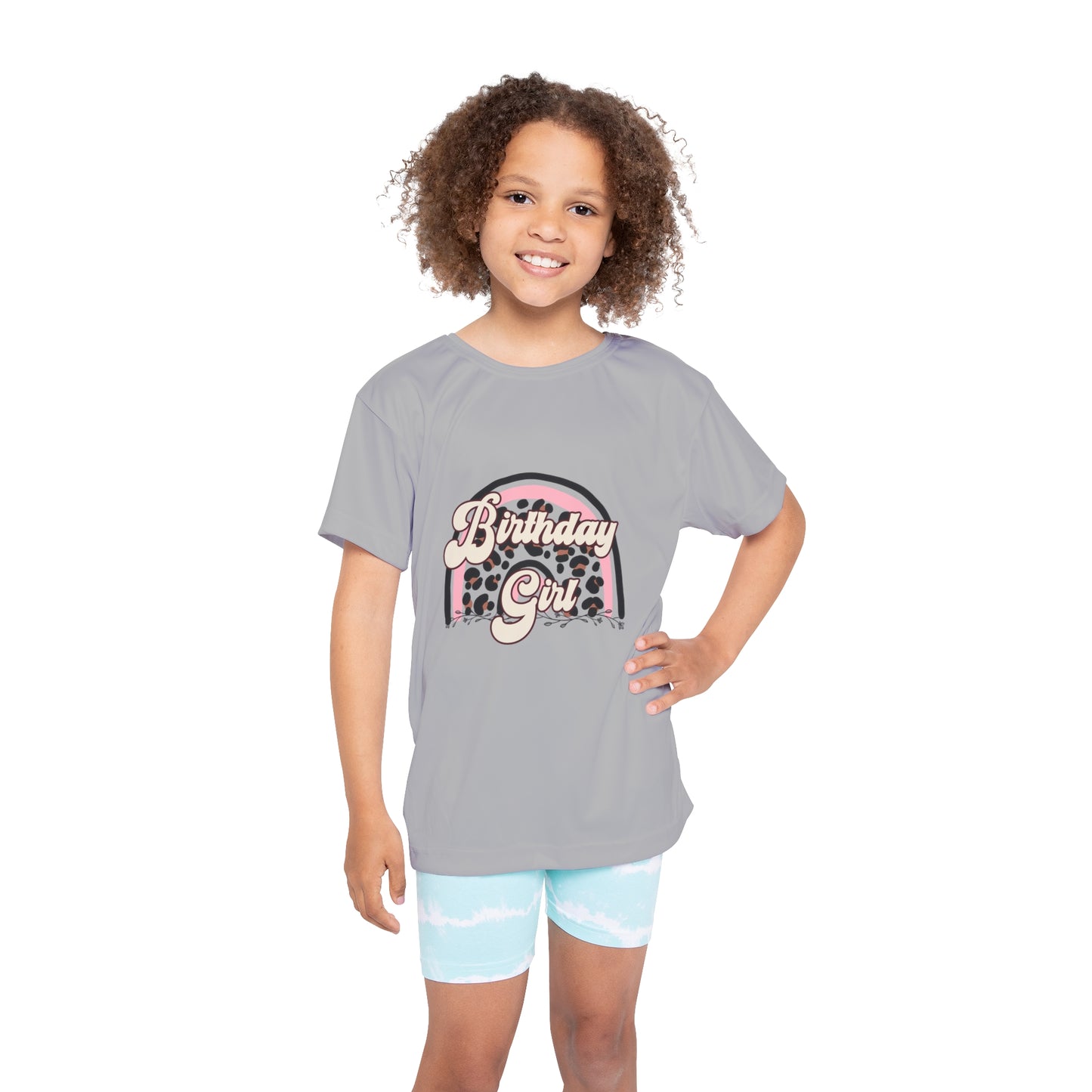 Personalized Kids Sports Jersey - Birthday Girl Design for Celebrations