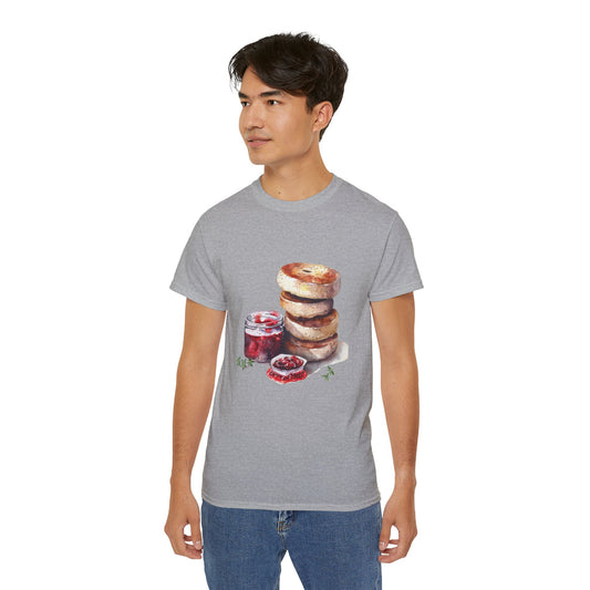 Unisex Ultra Cotton Tee - British Food - Savory Classics and Traditional Delights