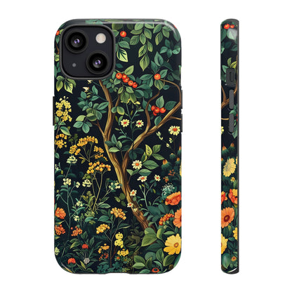Floral Phone Case - Tough Cases, Colorful Nature Design, Gift for Flower Lovers, Phone Accessory, Unique Cell Phone Cover