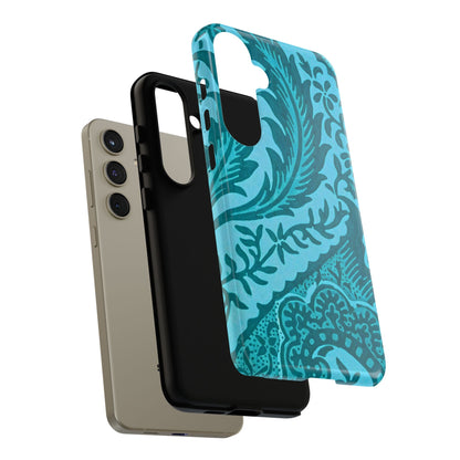 Protective Phone Case with Elegant Teal Design, Tough Cases, Floral Phone Cover, Stylish Smartphone Protection, Gifts for Her, Trendy [...]