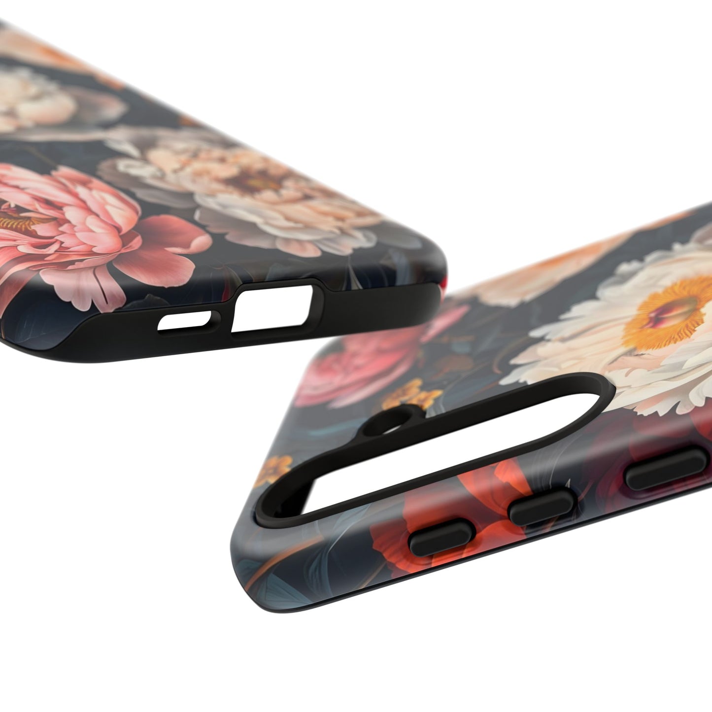 Floral Phone Case, Tough Phone Cover, Flower Design, Unique Gift for Her, Trendy Accessory, Spring Decor