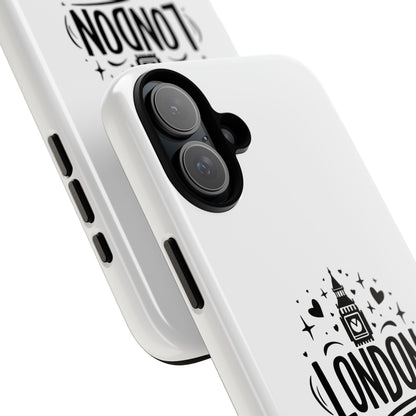 Stylish Phone Case for London Lovers, London Gift, Travel Accessory, Unique Smartphone Case, Cityscape Phone Cover