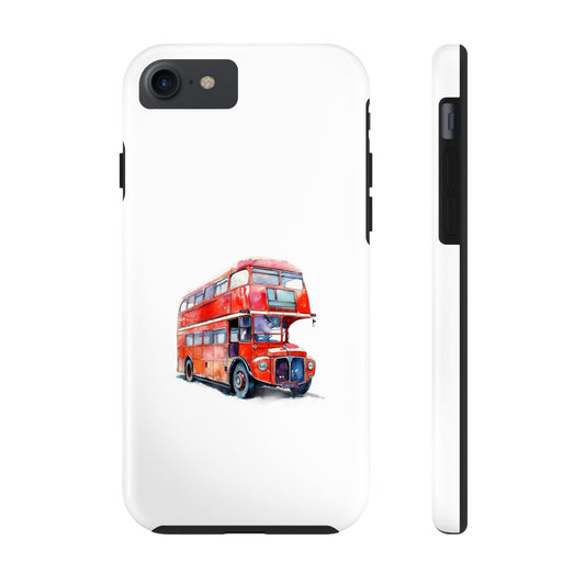 London Bus Tough Phone Case - Stylish Protection for Urban Adventurers