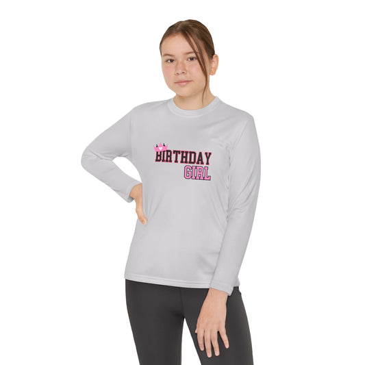 Birthday Girl Long Sleeve Tee | Fun Youth Celebration Shirt