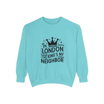 Unisex Garment-Dyed Sweatshirt Elegant - King's Neighbour in London