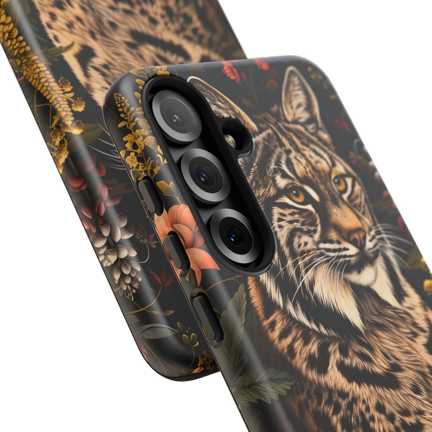 Wildlife Phone Case with Lynx Design, Tough Cases, Animal Lovers Gift, Nature Inspired Accessories, Unique Tech Protection