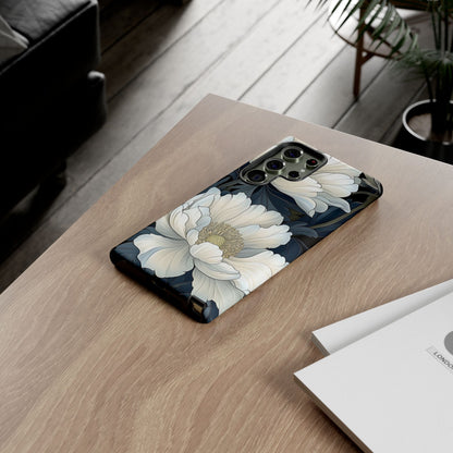 Elegant Floral Phone Case, Floral iPhone Cover, Flower Art Phone Case, Eco-Friendly Mobile Protection, Tough & Stylish Phone Case