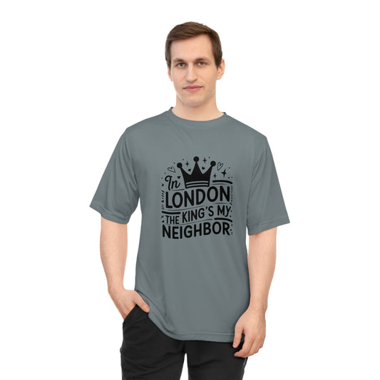 Unisex Zone Performance T-shirt - King is my Neighbour in London