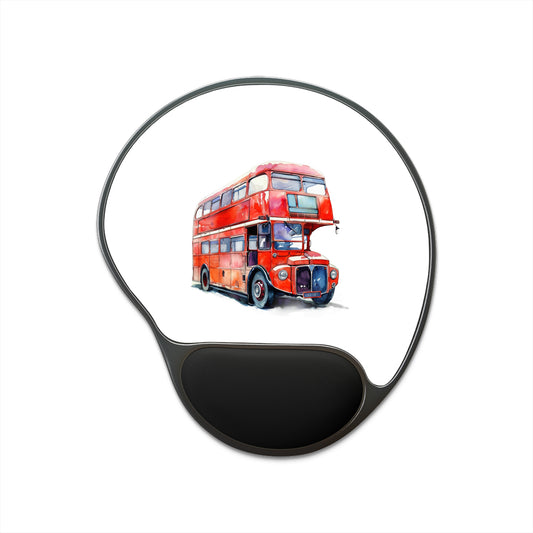 Red Double Decker Bus Mouse Pad, Comfortable Wrist Rest for Office and Home, Unique Gift for London Lovers, Ergonomic Mouse Mat, Cute [...]