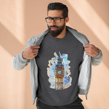 Unisex Crewneck Sweatshirt - Iconic Big Ben Clock Tower